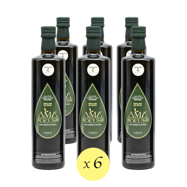 Olio Nocellara del Belice X 6 <small>CAMPAGNA OLEARIA 2022/2023 – 500 ml</small>